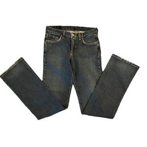 Lucky Brand Sugar Straight Leg Mid Rise Blue Denim Jeans Size 2/26
